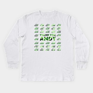 The Office Thank You, Andy. Tanks. Prison Mike Camo Kids Long Sleeve T-Shirt